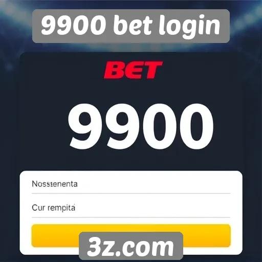 Acesse sua conta no 9900 bet login facilmente