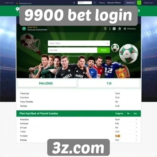 Guia de acesso ao site 9900 bet login