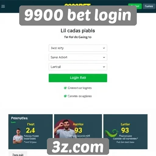 Características principais do site 9900 bet login